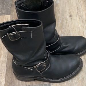 Tommy Bahama motorcycle combat boots size 8